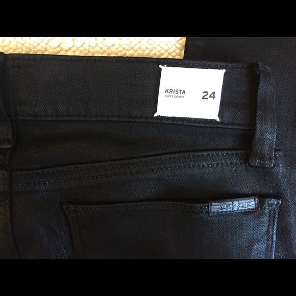 Hudson Women’s Skinny Black Jeans - Picture 6 of 7